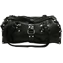Vintage Recycled Rubber Large Black Beetle Purse