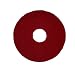 Oreck Commercial 437.055 Polish Orbiter Pad, 12" Diameter, For 550MC Orbiter Floor Machine, Red