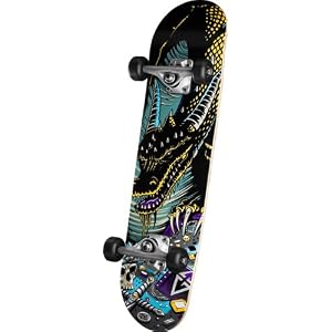 Powell Golden Dragon Lair Dragon complete skateboard by