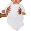 American Apparel 4083 Infant Baby Rib Long Sleeve Gown