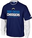 San Diego Chargers -Navy- Upside Layered Long Sleeve T-Shirt