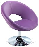 Designer Faro Swivel Chair Purple