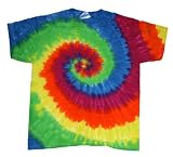 41kKNCTdIrL. SL160  Tie Dye T Shirt ~ Short Sleeve ~ 100% Cotton ~ Moondance