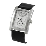 Geneva Platinum Mens Rectangle Face Watch by Geneva