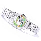 Invicta Women's Classique Paradise Garden Swiss Quartz Tropical Dial Watch 6281