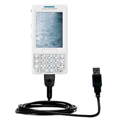 Classic Straight USB Cable for the Sony Ericsson m608c with Power Hot Sync and Charge capabilities - Gomadic Brand w/ TipExchange Technology