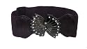 Studded Wing Stretch Dress Waist Belt in Purple -- SwankySwans