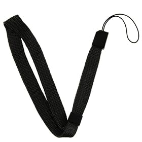 Premium Black Wrist Strap for Nintendo Wii Remote Control by eForCity