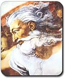 Michelangelo: Head of God - Mouse Pad