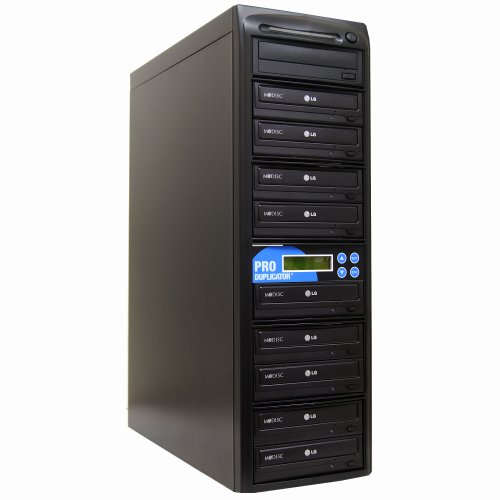 Produplicator DVD Duplicator SATA 1 to 9 LG 24X Burner w/ Free Nero