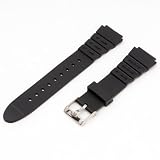Voguestrap TX577721 Allstrap 18mm Black Regular-Length Fits Ultra Sport Watchband