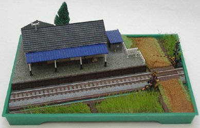 箱庭シリーズ 1/150 田舎の駅 組立キット