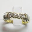 14K Two-Tone Gold Diamond Band