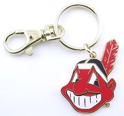 Cleveland Indians Keychain with clip