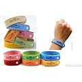 FREE DELIVERY 5 x Bugslock Citronella Mosquito insect Repellent Band & Bracelet