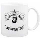 New  Blood / Sweat / Tears ... Weightlifting  Mug Sports