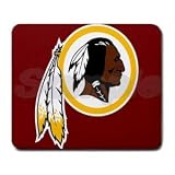 Washington Redskins Rectangular Mouse Pad - 9.25 x 7.75 Mouse Mat - Deluxe Mousepad