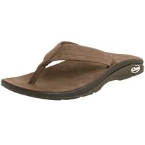 Chaco Women's Leather Flip,Shiitake,9 M