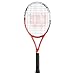 Wilson 2012 Six.One 95 (16 x 18) BLX Tennis Racquet - Red/White/Black (4 1/4)