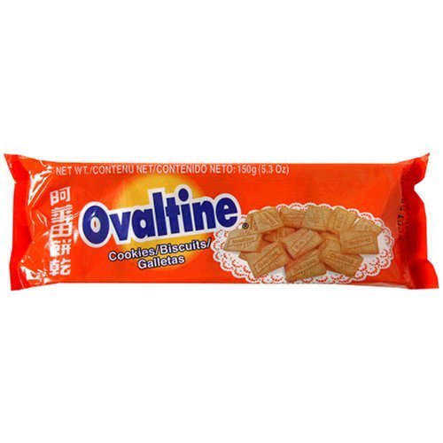 Ovaltine Biscuits, 150-Gram Packages (Pack of 24)
