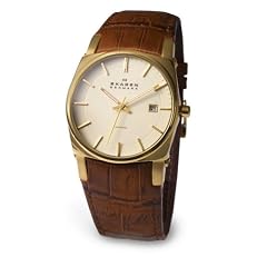 Skagen Herrenarmbanduhr Automatik Leder 759LGL