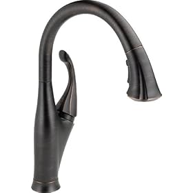 Delta 9192-RB-DST Addison Single Handle Pull-Down Kitchen Faucet, Venetian Bronze: Home Improvement