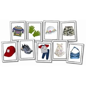 Children's Clothing Photo Flashcards