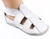 Bobux Eco Soft Leather Baby / Toddler Girl Walking Sandals White