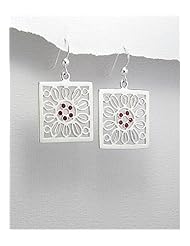 CZ Earrings In 92.5 Sterling Silver