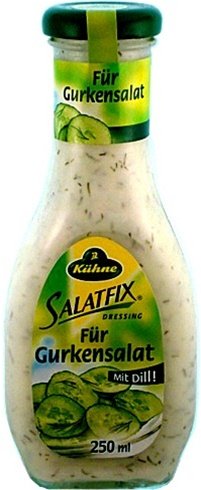 Kuehne Salad Dressing For Cucumbers Salad with Dill ( 250 ml ) by Kuehne