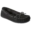 Women's Chaia Suede Moccasin Slippers - Black
