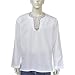 Mens Embroidered Kurta Casual Cotton Shirt India Chest 44 inches