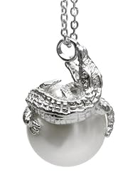 Bacio Fancyful Spheres White Crocodile. Great Compatibility. Made in Italy!