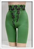 Venus Green Satin Seamless Long Girdle Shaper #4184
