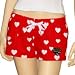 Jacksonville Jaguars Ladies Red Amour Pajama Shorts