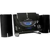 SuperSonic SC 3399M Compact CD MP3 Player Shelf System w/AM FM Radio
