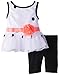 Little Lass Baby Girls' Daisy Embroidered Tulle Skimmer Set