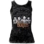 Beatles Sgt Pepper Womens / Juniors grey stonewash sleeveless tank top shirt