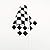 Adorox Plastic Checkered Mini Race Flags Nascar Theme Party Favor Decoration