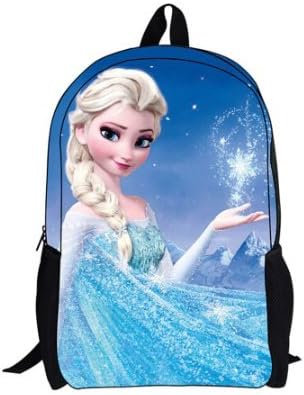 Jenny Trinh Elsa and Anna with Olaf Backpack School Bag Rucksack