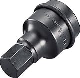 ＴＯＮＥ　インパクト用ヘキサゴンソケット　１９ｍｍ "8AH-19(1""X19MM)"