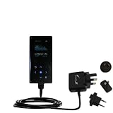 International Wall / AC Charger for the Samsung Yepp YP-K5 4GB - Gomadic Brand w/ TipExchange Technology