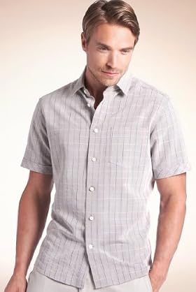 Short Sleeve Fine Check Shirt