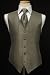 Champagne Tuxedo Vest "Venetian" with Matching Windsor Band Tie