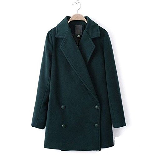 (エーキューショップ)AQshop すっきりシルエット ハーフ チェスター コート レディース ダブルボタン マニッシュ