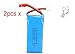 Blueskysea Free Gift + 2pcs JJRC H16 YiZhan Tarantula X6 IOC RC Quadcopter Spare Parts battery