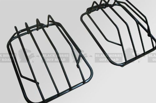 1999 2000 2001 2002 2003 2004 2005 2006 2007 Mercedes G500/G55 AMG W463 Black Powder Coated Front Side Light Guard
