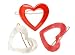 France Luxe Mini Heart Barrette on Tige Boule - Nacro Brights