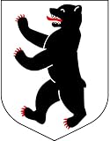 PREMIUM Aufkleber WAPPEN BERLINER BÄR Berlin Grösse: 8 cm 