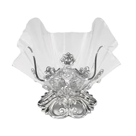 Arthur Court Fleur-De-Lis Stand with 7-Inch Clear Acrylic Bowl by 